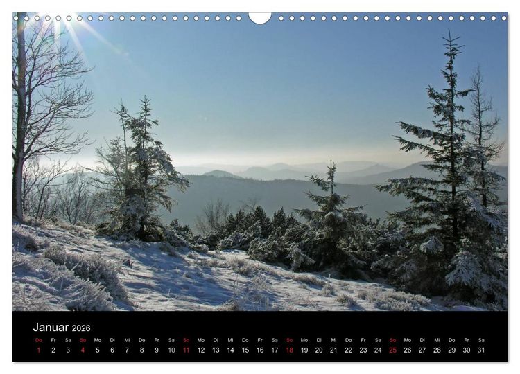 Produktbild: Mein liebes Lausitzer Gebirge (Wandkalender 2026 DIN A3 quer), CALVENDO Monatskalender