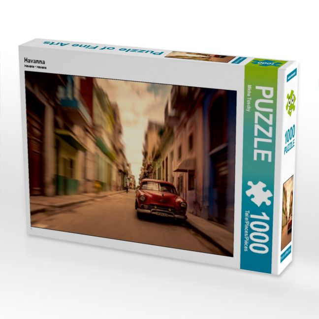 Produktbild: CALVENDO Puzzle Havanna | 1000 Teile Lege-Gr&ouml;&szlig;e 64 &times; 48 cm Foto-Puzzle f&uuml;r gl&uuml;ckliche Stunden
