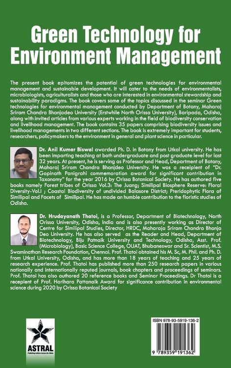 Produktbild: Green Technology for Environment Management