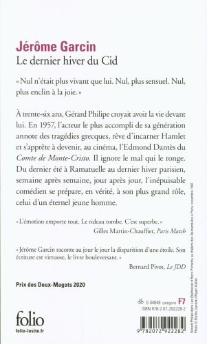 Produktbild: Garcin, J: Le dernier hiver du Cid