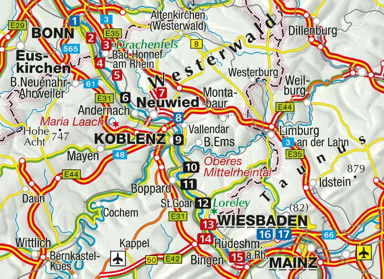 Produktbild: KOMPASS Wanderf&uuml;hrer Rheinsteig