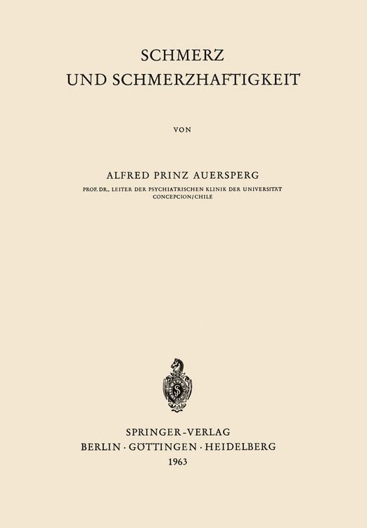 Produktbild: Schmerz und Schmerzhaftigkeit