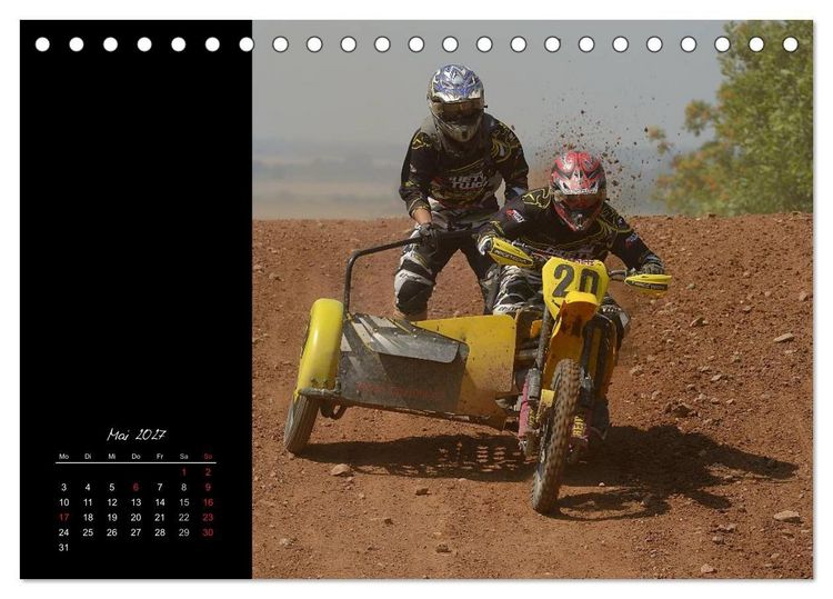 Produktbild: Motocross (Tischkalender 2027 DIN A5 quer), CALVENDO Monatskalender