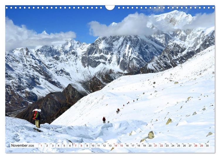 Produktbild: Einzigartiges NEPAL (Wandkalender 2026 DIN A3 quer), CALVENDO Monatskalender