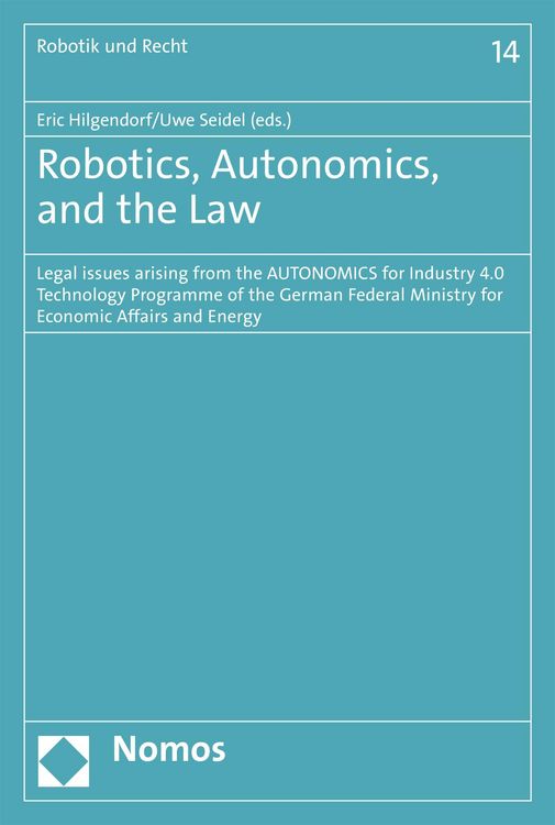 Produktbild: Robotics, Autonomics, and the Law