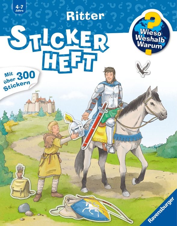 Produktbild: Wieso? Weshalb? Warum? Stickerheft - Ritter