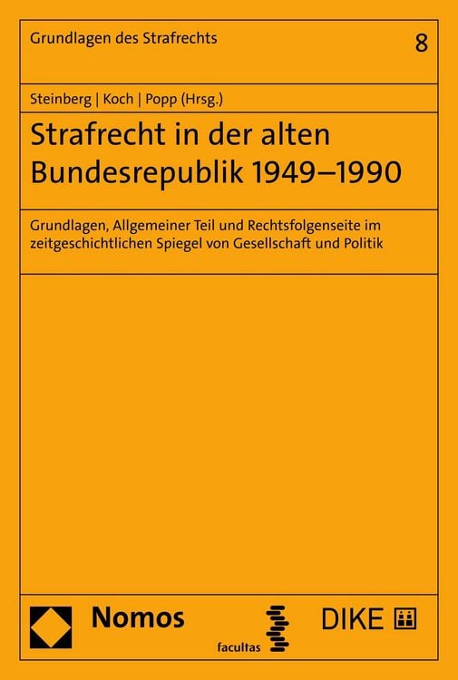 Produktbild: Strafrecht in der alten Bundesrepublik 1949-1990