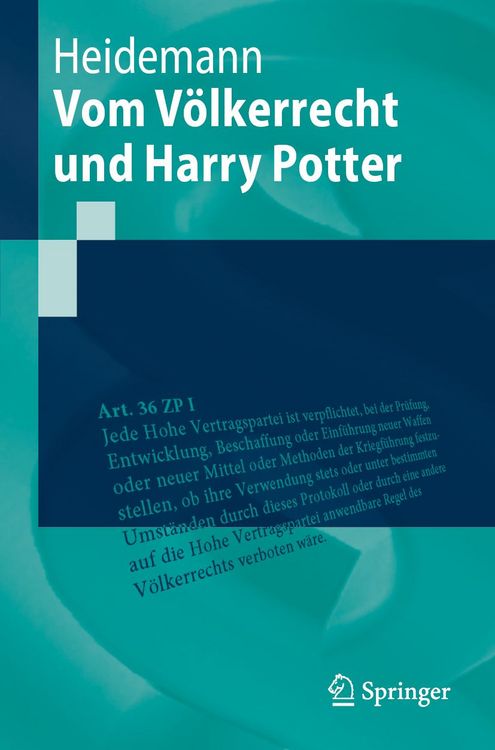 Produktbild: Vom V&ouml;lkerrecht und Harry Potter