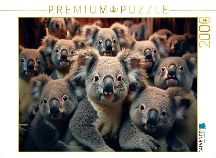 Produktbild: CALVENDO Puzzle Viele Koalas auf einem Bild | 2000 Teile Lege-Gr&ouml;&szlig;e 90x67cm Foto-Puzzle f&uuml;r gl&uuml;ckliche Stunden