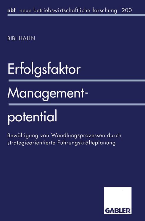 Produktbild: Erfolgsfaktor Managementpotential