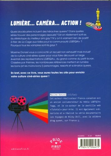 Produktbild: Pride & pop-corn : d&eacute;veloppez votre culture cin&eacute;-s&eacute;rie LGBTQIA+