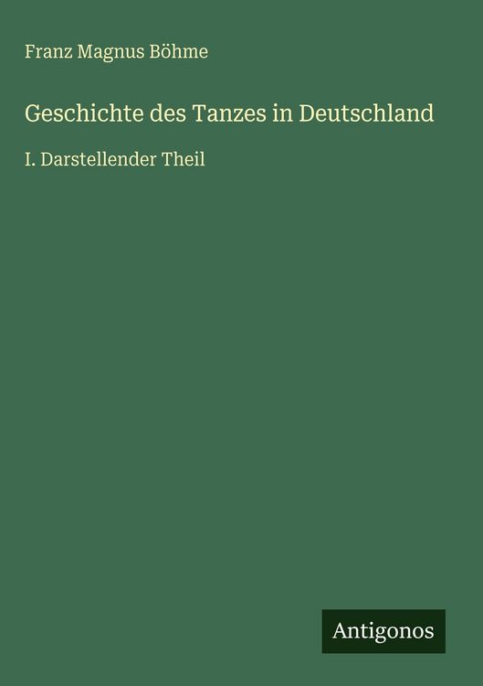 Produktbild: Geschichte des Tanzes in Deutschland