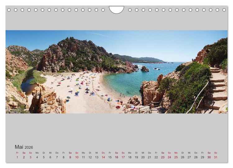 Produktbild: Sardinien &ndash; Die Nordk&uuml;ste (Wandkalender 2026 DIN A4 quer), CALVENDO Monatskalender
