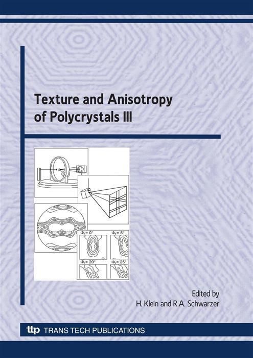 Produktbild: Texture and Anisotropy of Polycrystals III