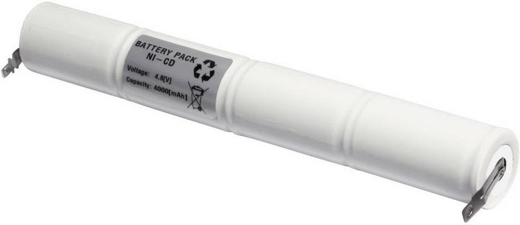 Produktbild: Emmerich 48D4000S Notleuchten-Akku U-L&ouml;tfahne 4.8V 4000 mAh