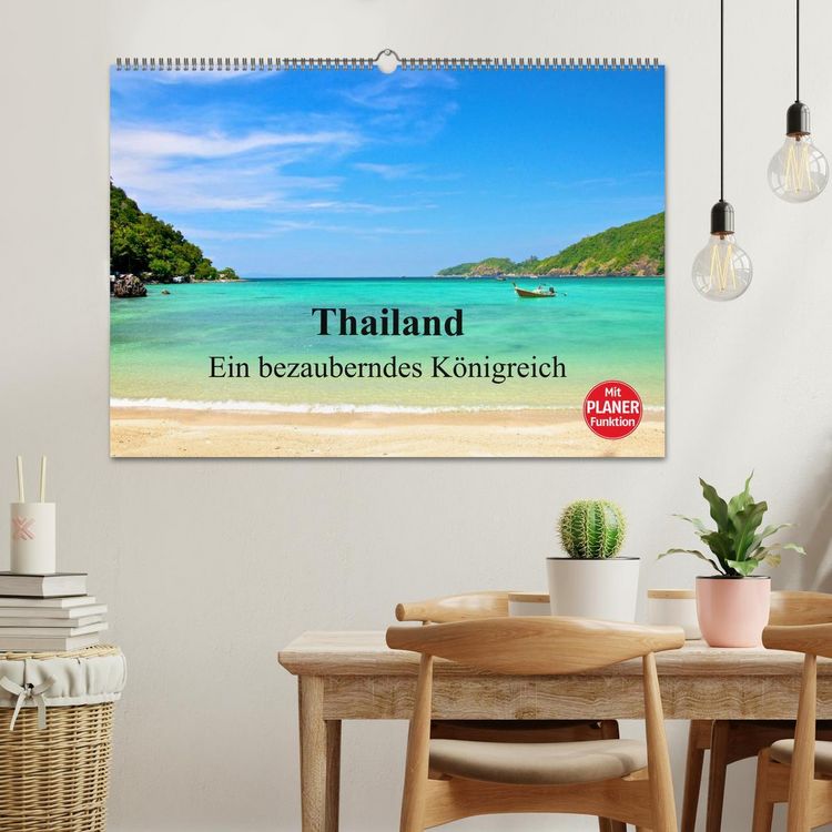 Produktbild: Thailand - Ein bezauberndes K&ouml;nigreich (Wandkalender 2026 DIN A2 quer), CALVENDO Monatskalender