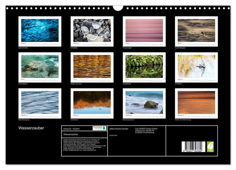 Produktbild: Wasserzauber (Wandkalender 2026 DIN A3 quer), CALVENDO Monatskalender