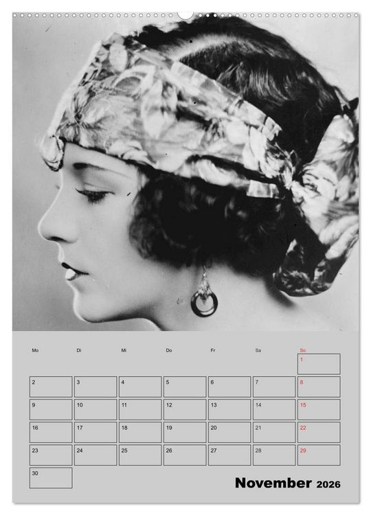 Produktbild: Diven der Stummfilm-&Auml;ra (hochwertiger Premium Wandkalender 2026 DIN A2 hoch), Kunstdruck in Hochglanz