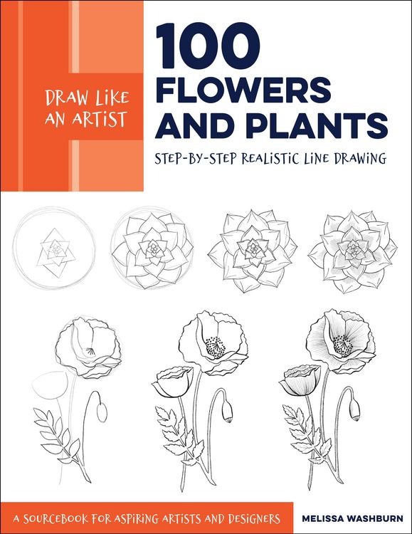 Produktbild: Draw Like an Artist: 100 Flowers and Plants