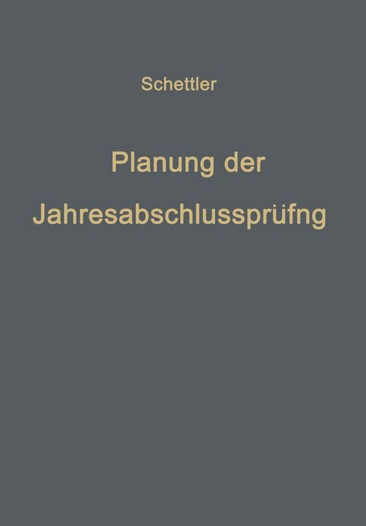 Produktbild: Planung der Jahresabschlu&szlig;pr&uuml;fung