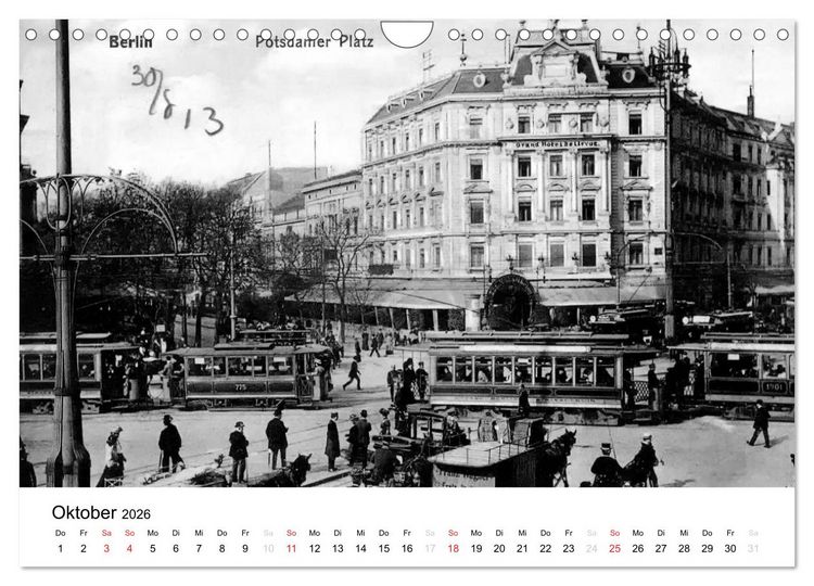 Produktbild: Gr&uuml;&szlig;e aus dem alten Berlin (Wandkalender 2026 DIN A4 quer), CALVENDO Monatskalender