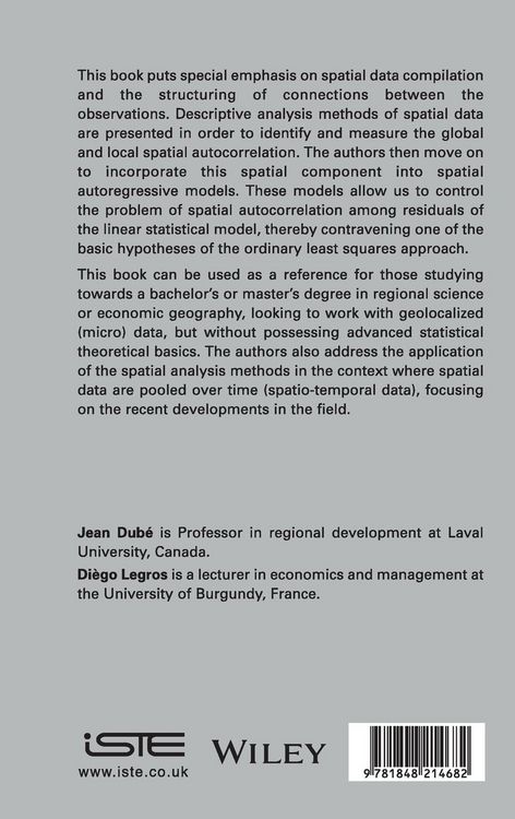 Produktbild: Spatial and Spatio-Temporal Data Analysis