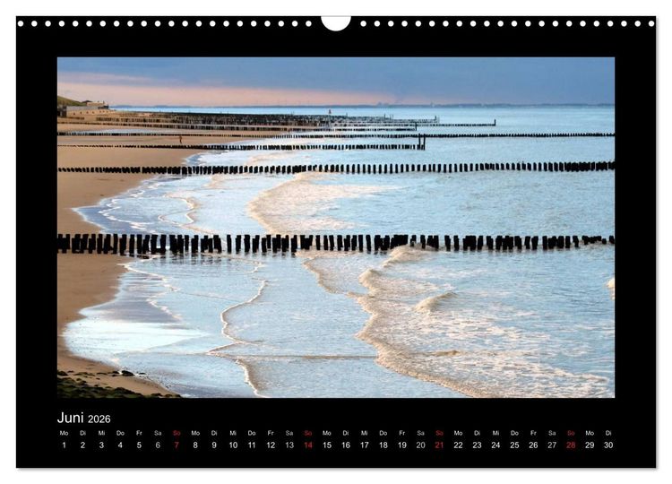 Produktbild: An der Nordsee (Wandkalender 2026 DIN A3 quer), CALVENDO Monatskalender