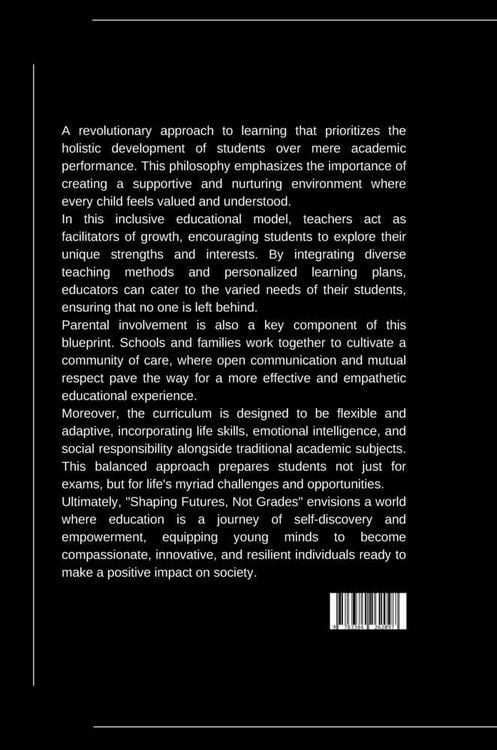 Produktbild: Shaping Futures, Not Grades: A Blueprint for Inclusive Education