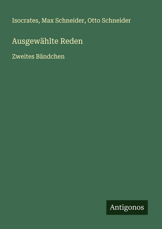 Produktbild: Ausgew&auml;hlte Reden