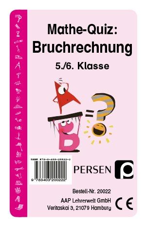 Produktbild: Mathe-Quiz: Bruchrechnung