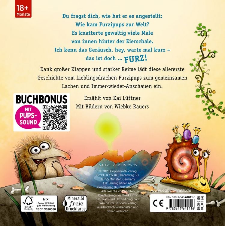 Produktbild: Kuckuck, kleiner Furzipups (BuchBONUS)