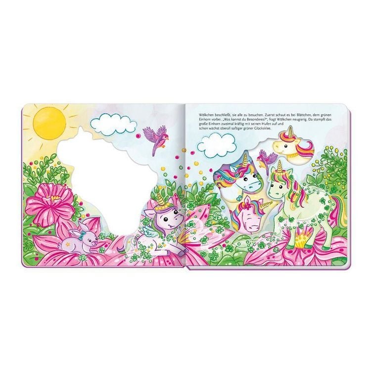 Produktbild: Tr&ouml;tsch Fensterbuch Einhornwelt Das kleine Einhorn