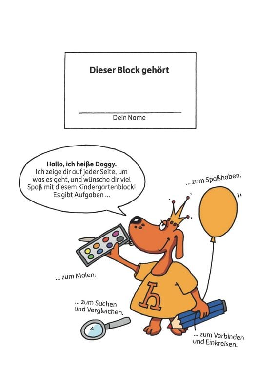 Produktbild: Kindergartenblock ab 4 Jahre - Verbinden, vergleichen, Fehler finden