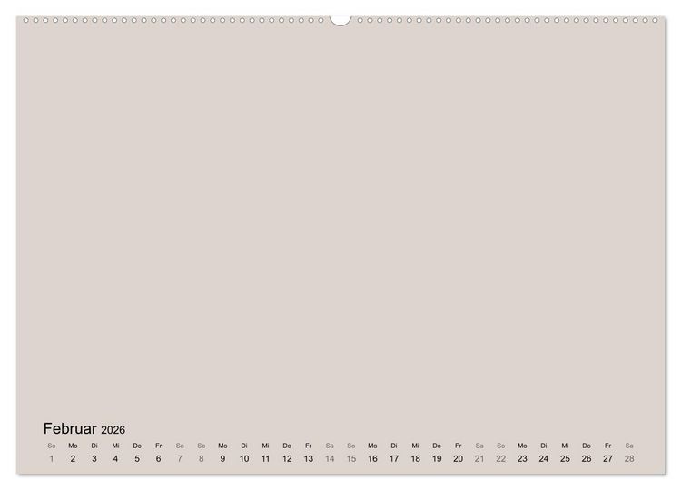 Produktbild: DIY Bastel-Kalender -Erdige Pastell Farben- Zum Selbstgestalten (Wandkalender 2026 DIN A2 quer), CALVENDO Monatskalender