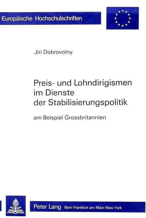 Produktbild: Preis- und Lohndirigismen im Dienste der Stabilisierungspolitik