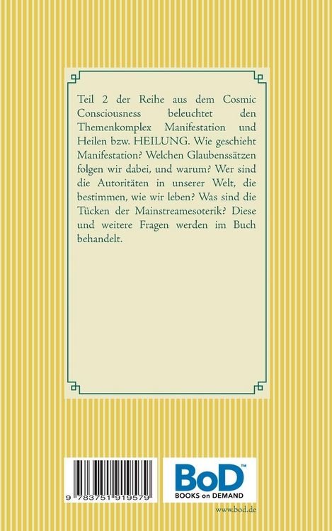 Produktbild: &Uuml;ber Manifestation, Heilen und HEILUNG