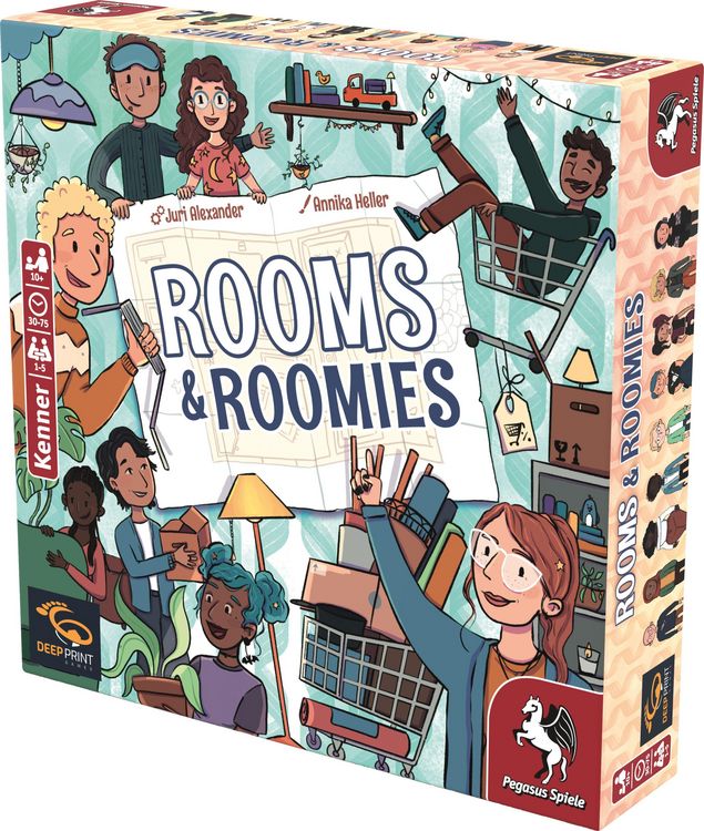 Produktbild: Rooms & Roomies (Deep Print Games)