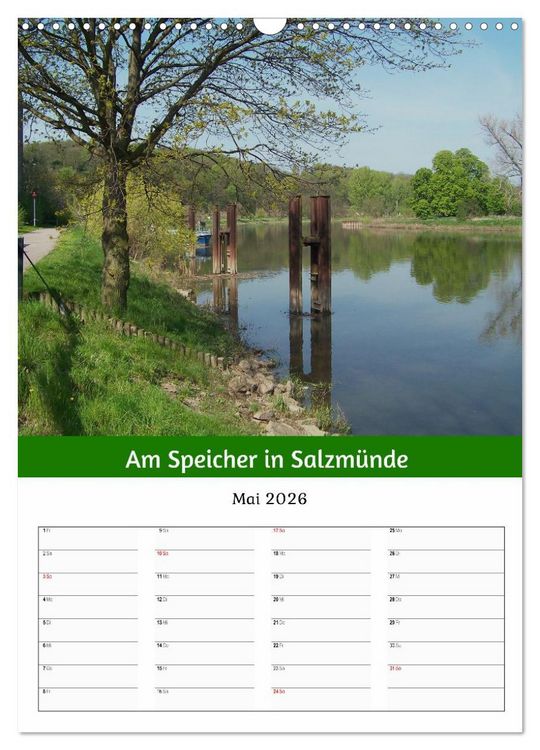 Produktbild: Natursch&ouml;nheiten aus Halle (Saale) (Wandkalender 2026 DIN A3 hoch), CALVENDO Monatskalender