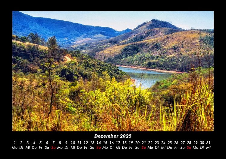 Produktbild: Naturlandschaften 2025 Fotokalender DIN A3