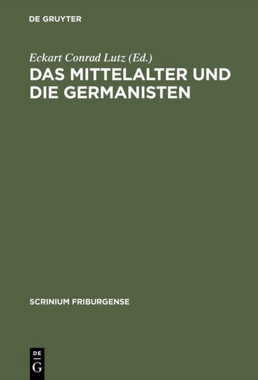 Produktbild: Das Mittelalter und die Germanisten