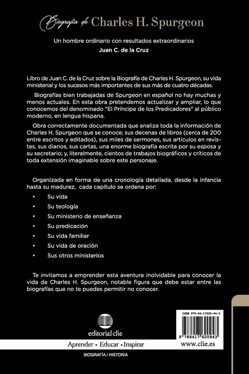 Produktbild: Las Biograf&iquest;&iquest;a de Charles Spurgeon