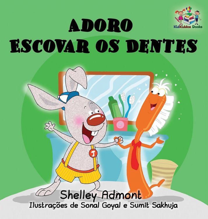 Produktbild: I Love to Brush My Teeth (Portuguese language children's book)