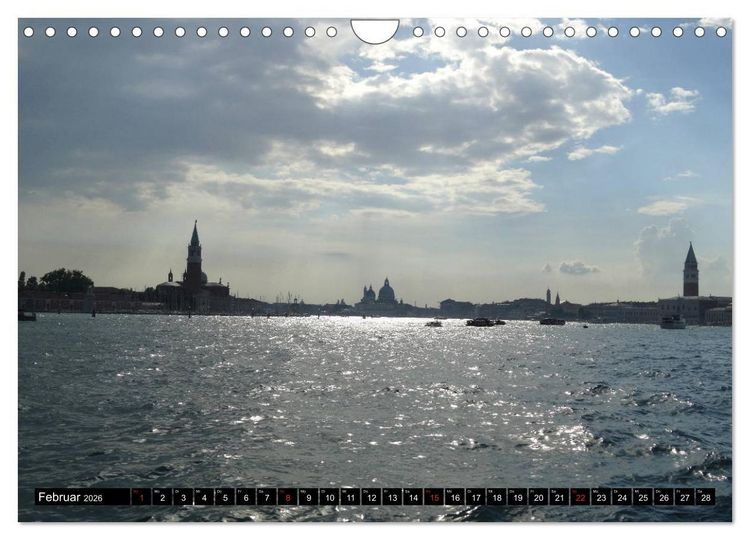 Produktbild: Auf den Kan&auml;len von Venedig (Wandkalender 2026 DIN A4 quer), CALVENDO Monatskalender