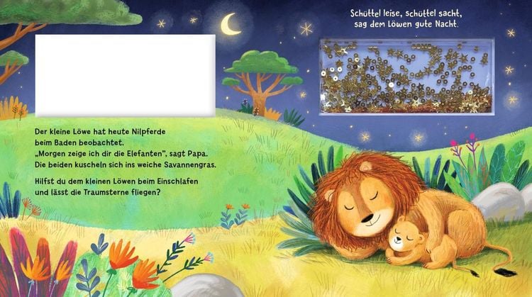 Produktbild: Sch&uuml;ttel-Pappe: Sch&uuml;ttel leise, sch&uuml;ttel sacht, sag den Tieren Gute Nacht!