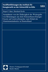 Produktbild: Ausnahmen von der Zul&auml;ssigkeit der Weitergabe von Belastunge