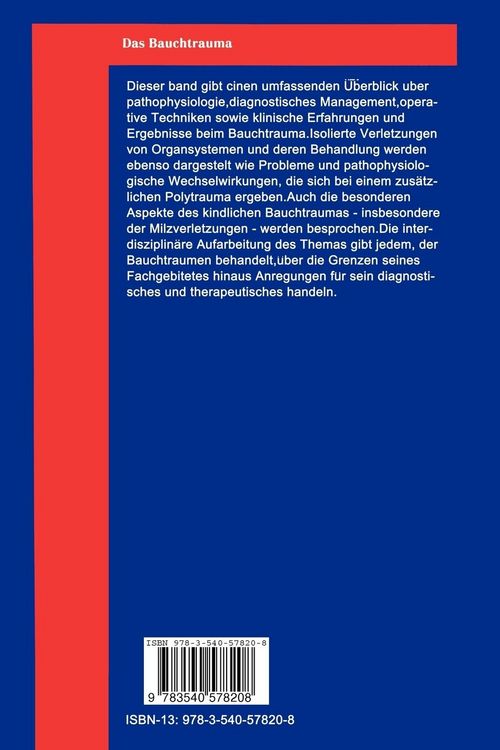Produktbild: Das Bauchtrauma