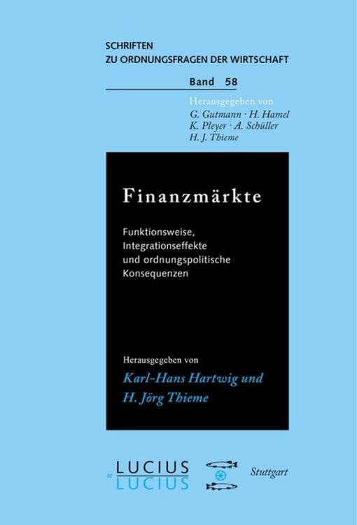 Produktbild: Finanzmärkte