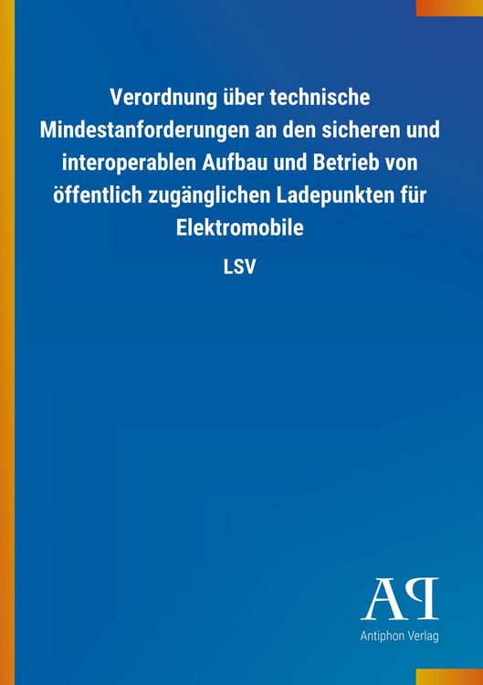 Produktbild: Verordnung &uuml;ber technische Mindestanforderungen an den siche