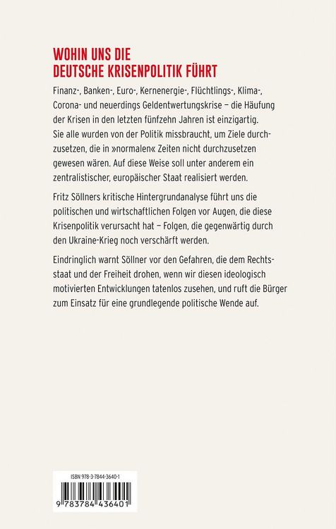 Produktbild: Krise als Mittel zur Macht