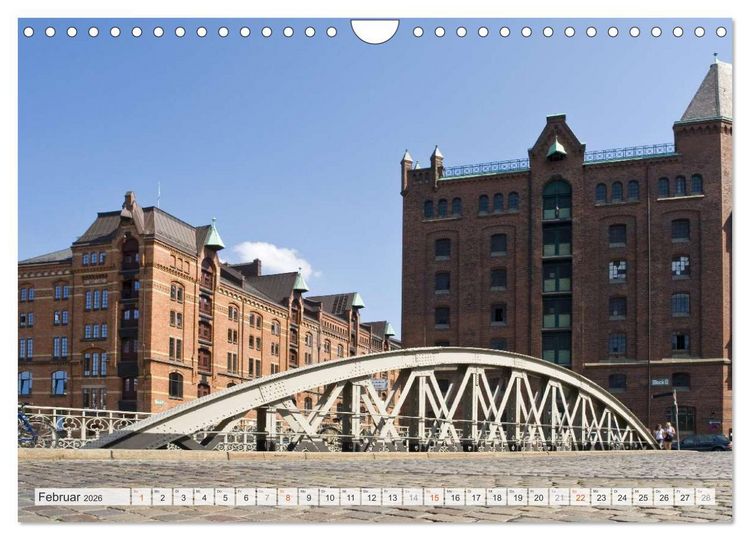 Produktbild: Hansestadt Hamburg (Wandkalender 2026 DIN A4 quer), CALVENDO Monatskalender